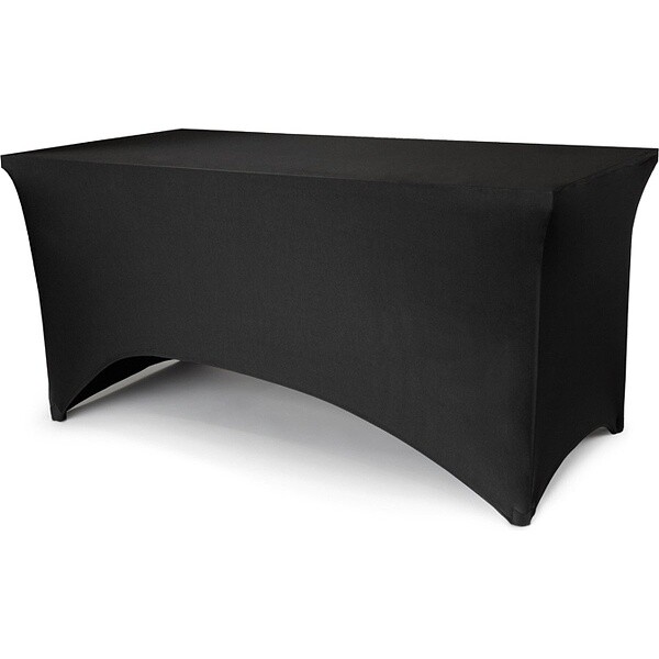 Elastický ubrus na stůl černý 183x76x74cm