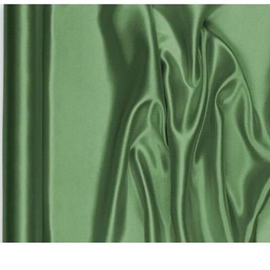 Satén v roli široký lahvově zelený 36 cm/9 m
