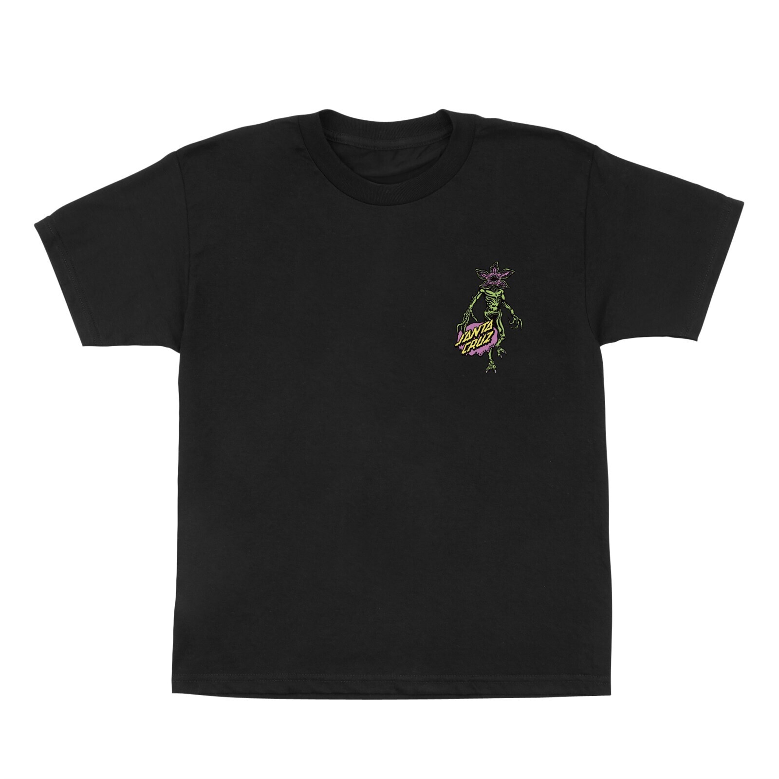 triko SANTA CRUZ - Stranger Things Demogorgon Dot S/S Midweight T-Shirt Black (159390) velikost: XL