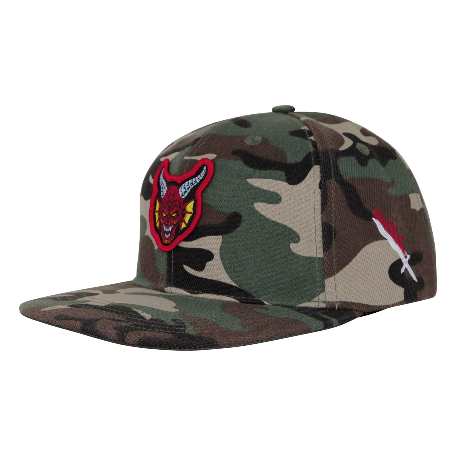 kšiltovka SANTA CRUZ - Stranger Things Hellfire Club Snapback Structured Hat Camo (159452) velikost:
