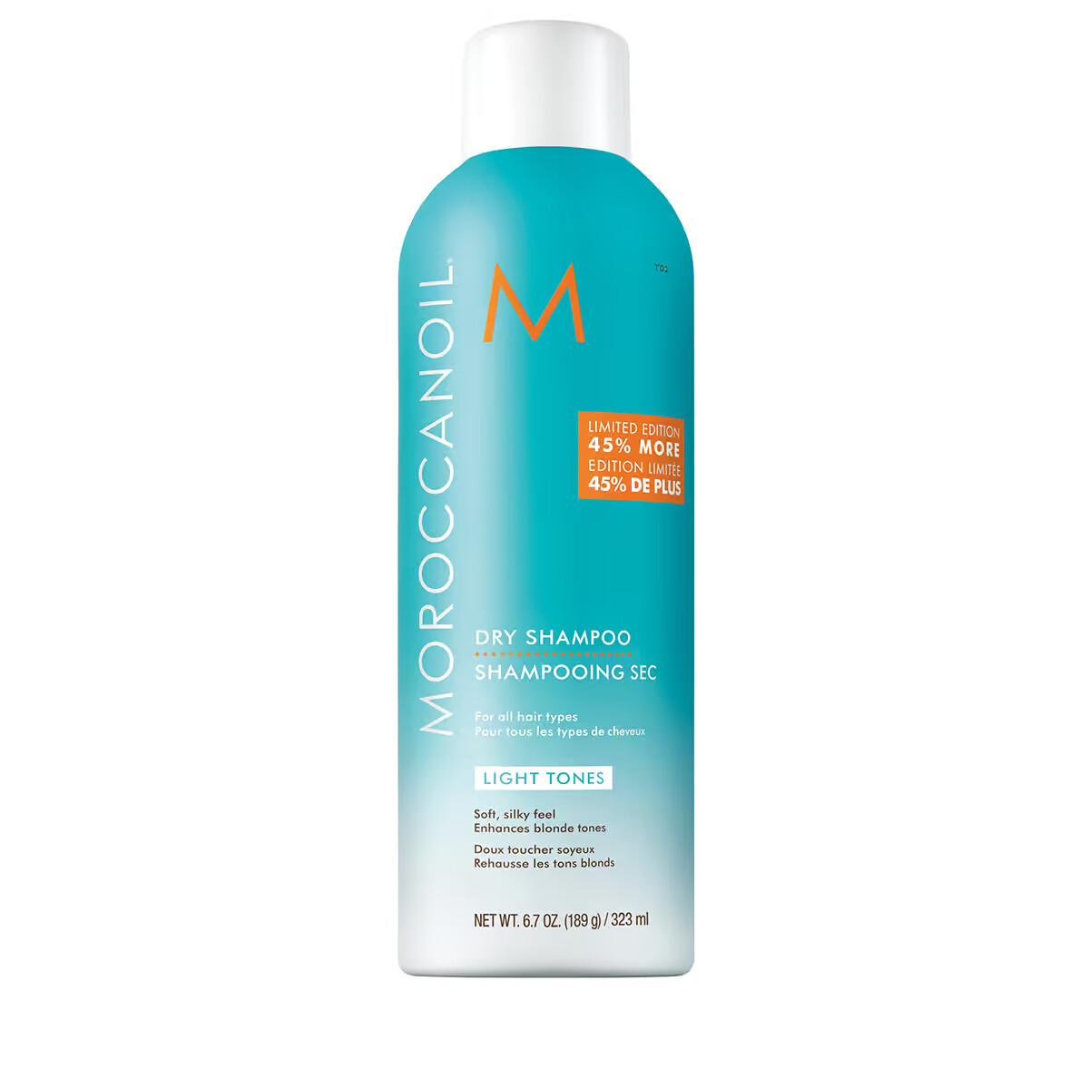 Moroccanoil Suchý šampon pro světlé odstíny vlasů (Dry Shampoo for Light Tones) 323 ml