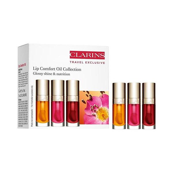 Clarins Dárková sada olejů na rty Lip Comfort Oil Collection 3 x 7 ml
