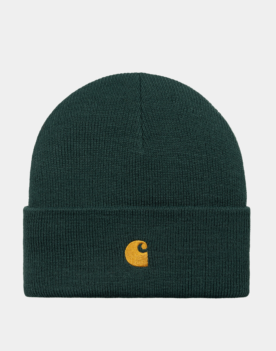 Carhartt WIP Chase Beanie Juniper / Gold
