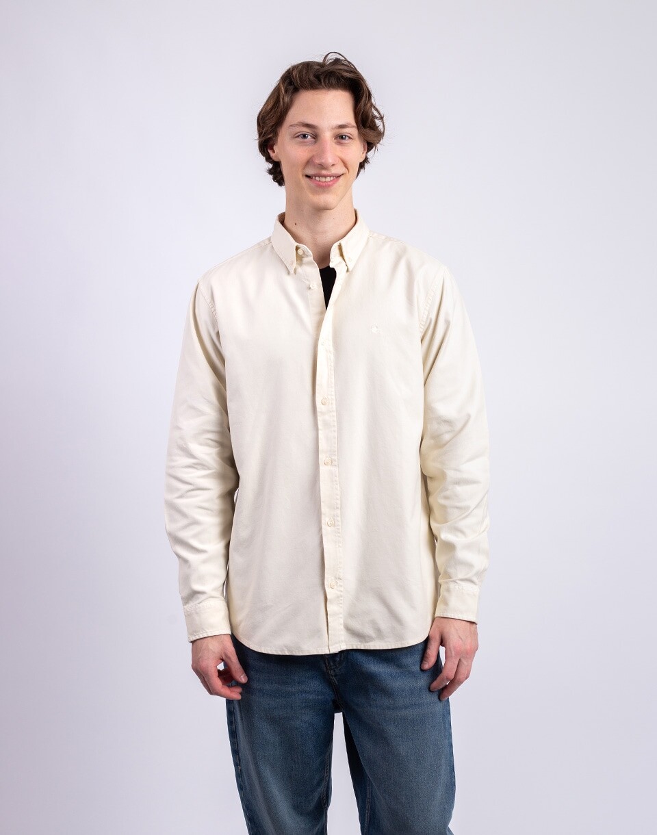 Carhartt WIP L/S Bolton Shirt Salt M