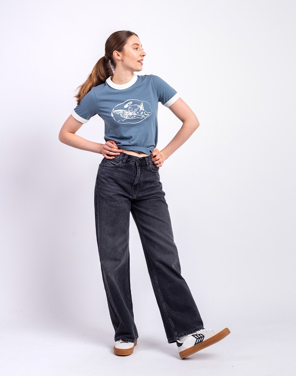 Carhartt WIP W' Jane Pant Black dark used wash 26