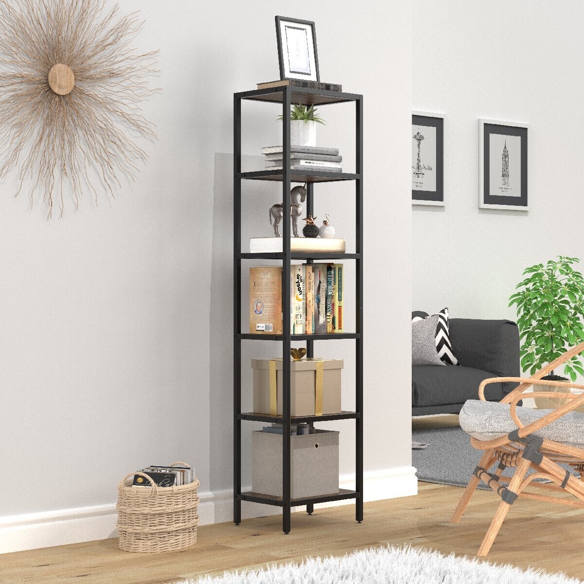 Vitrína VCM „Vinali M“, černá