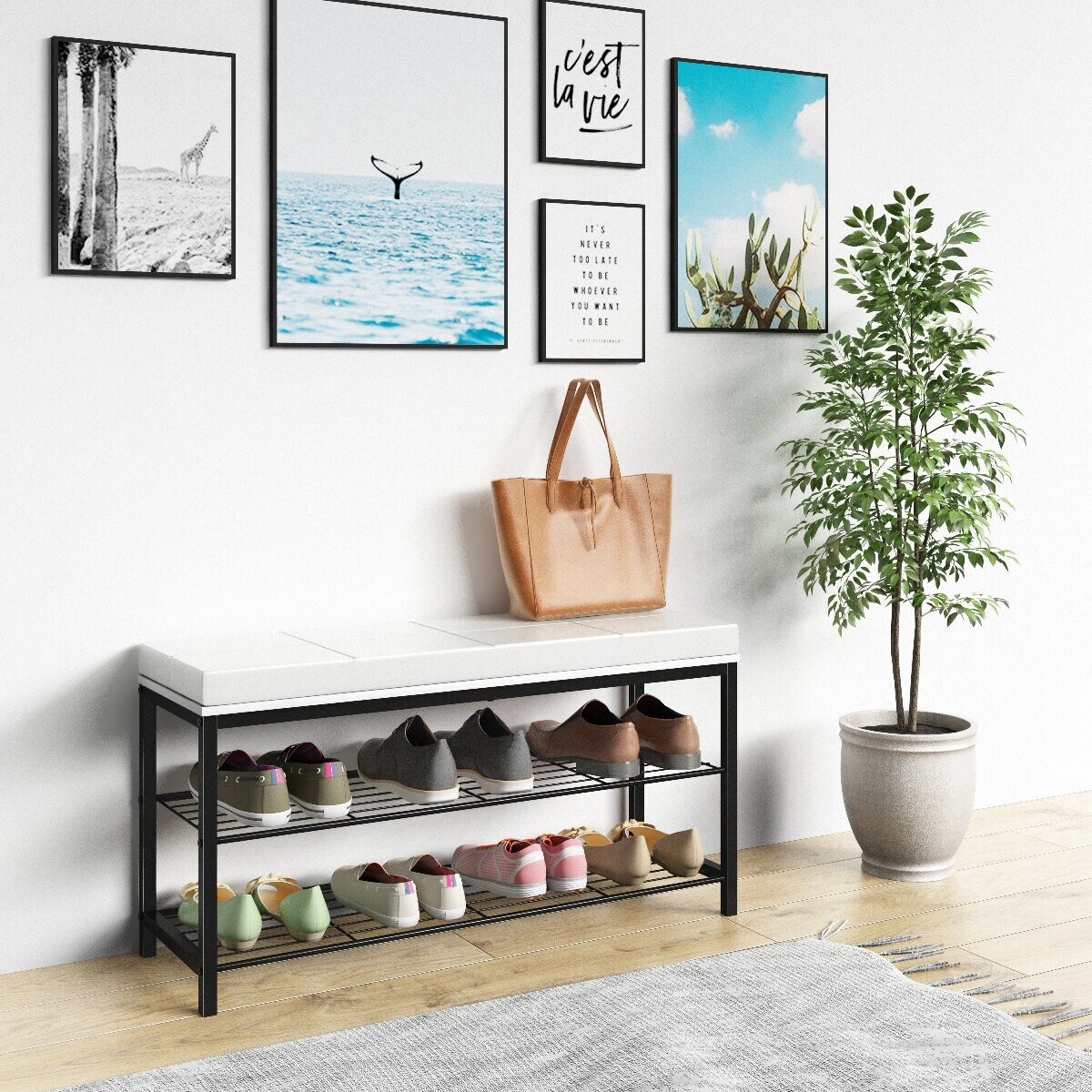 Lavice VCM „Taliro“, bílá