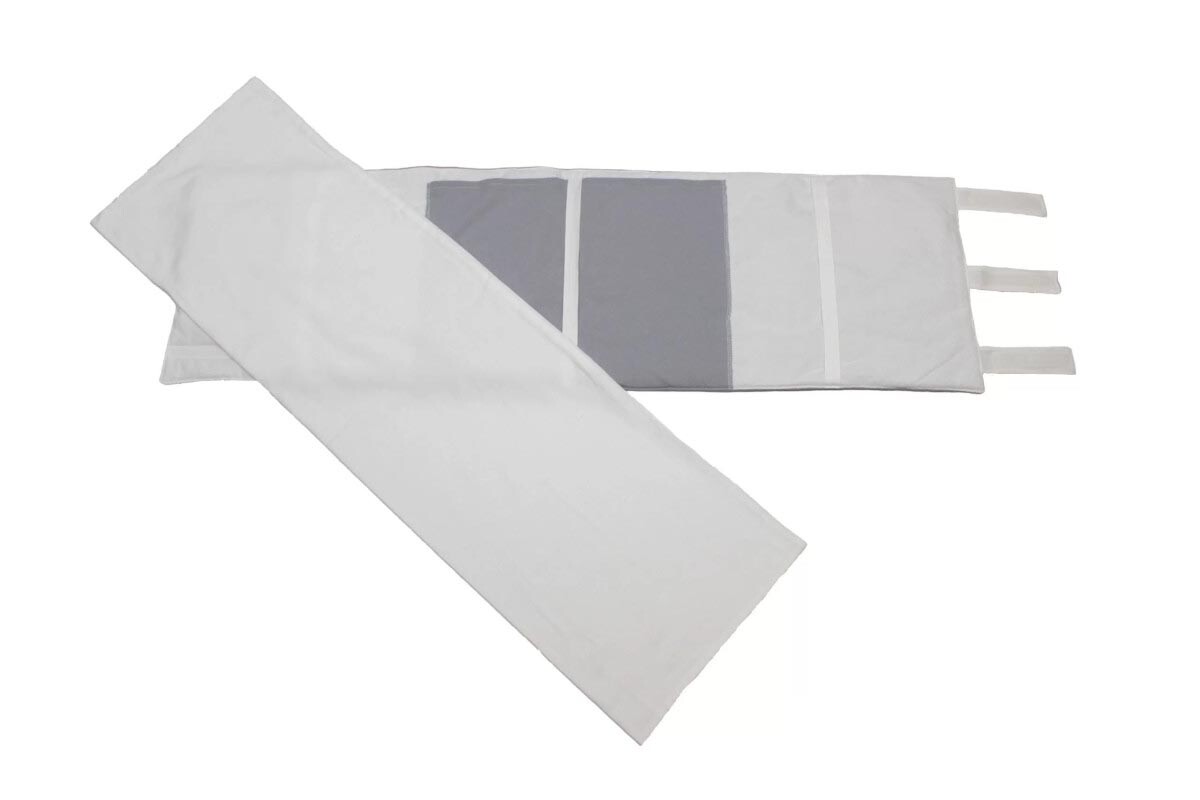 Víceúčelový Priessnitz zábal pro děti a dospělé, šedý 75-100 cm