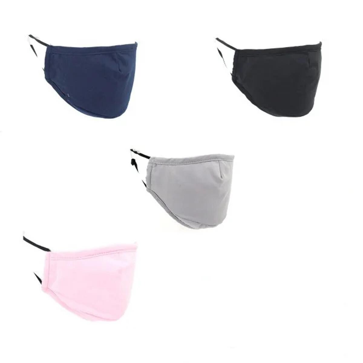 Rouška s uhlíkovým filtrem pro dospělé, šedá