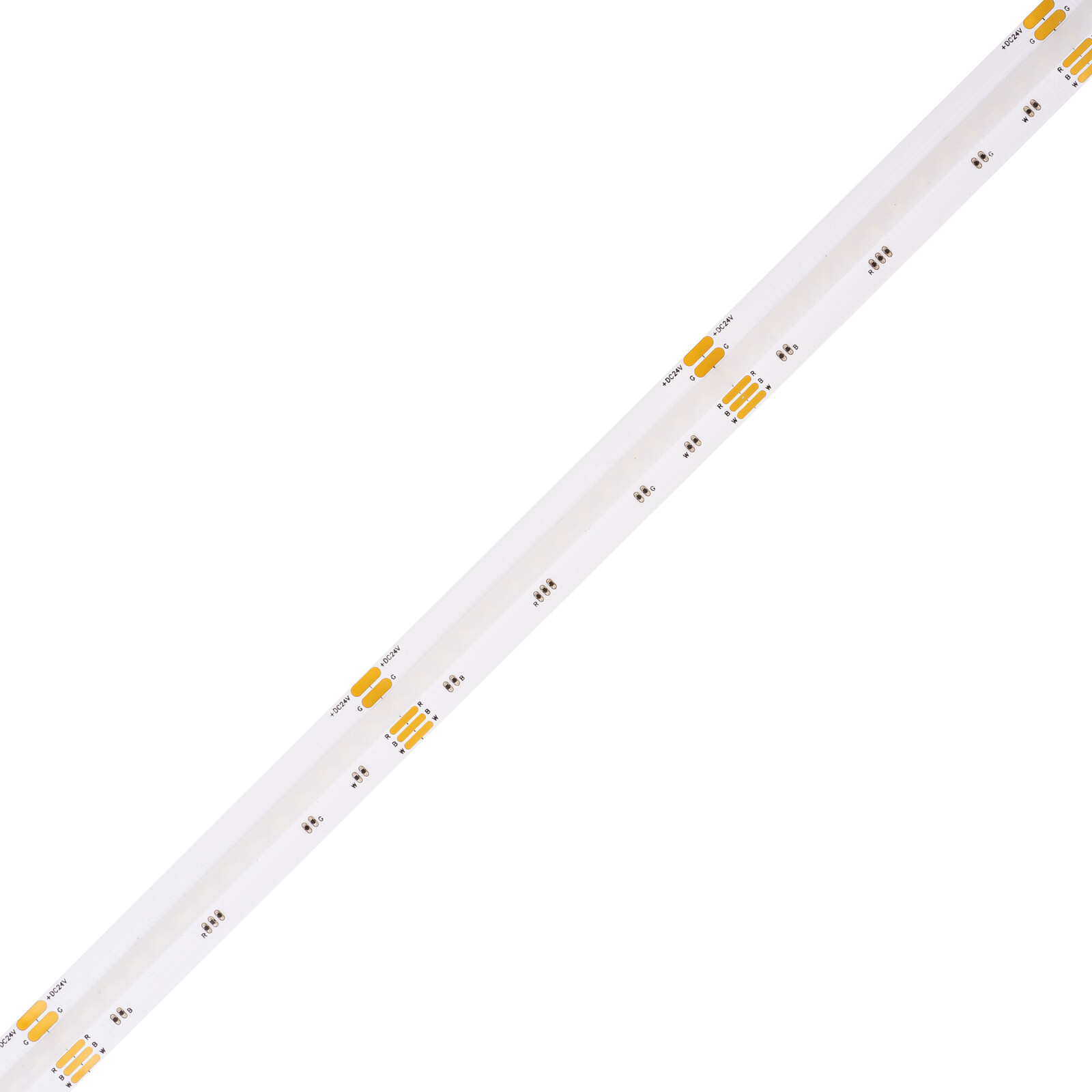 RGBW-CW LED pásek COB Barevný+Studená bílá jednotné světlo 16W/m, 24V, 896LED/m