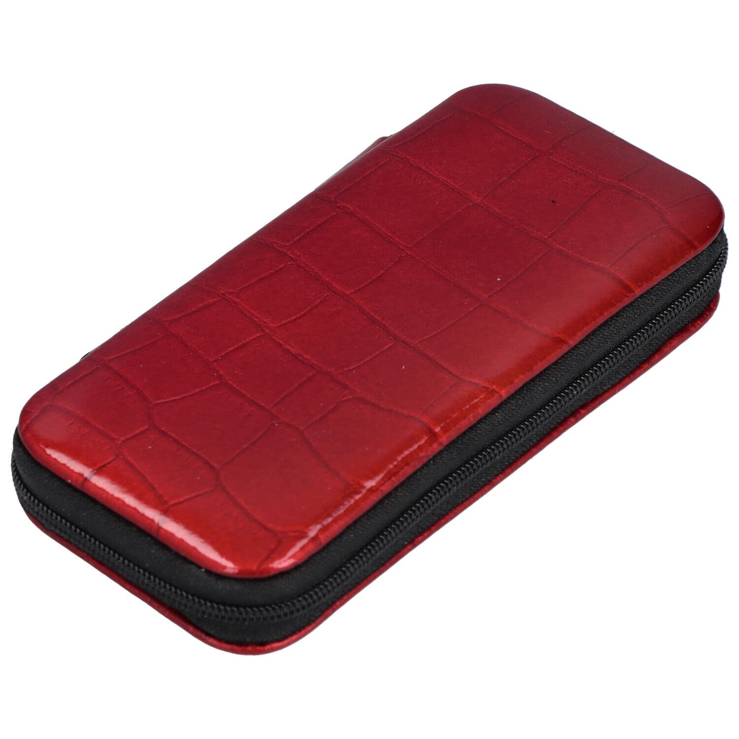 Manikúra Jean, červená CROCO