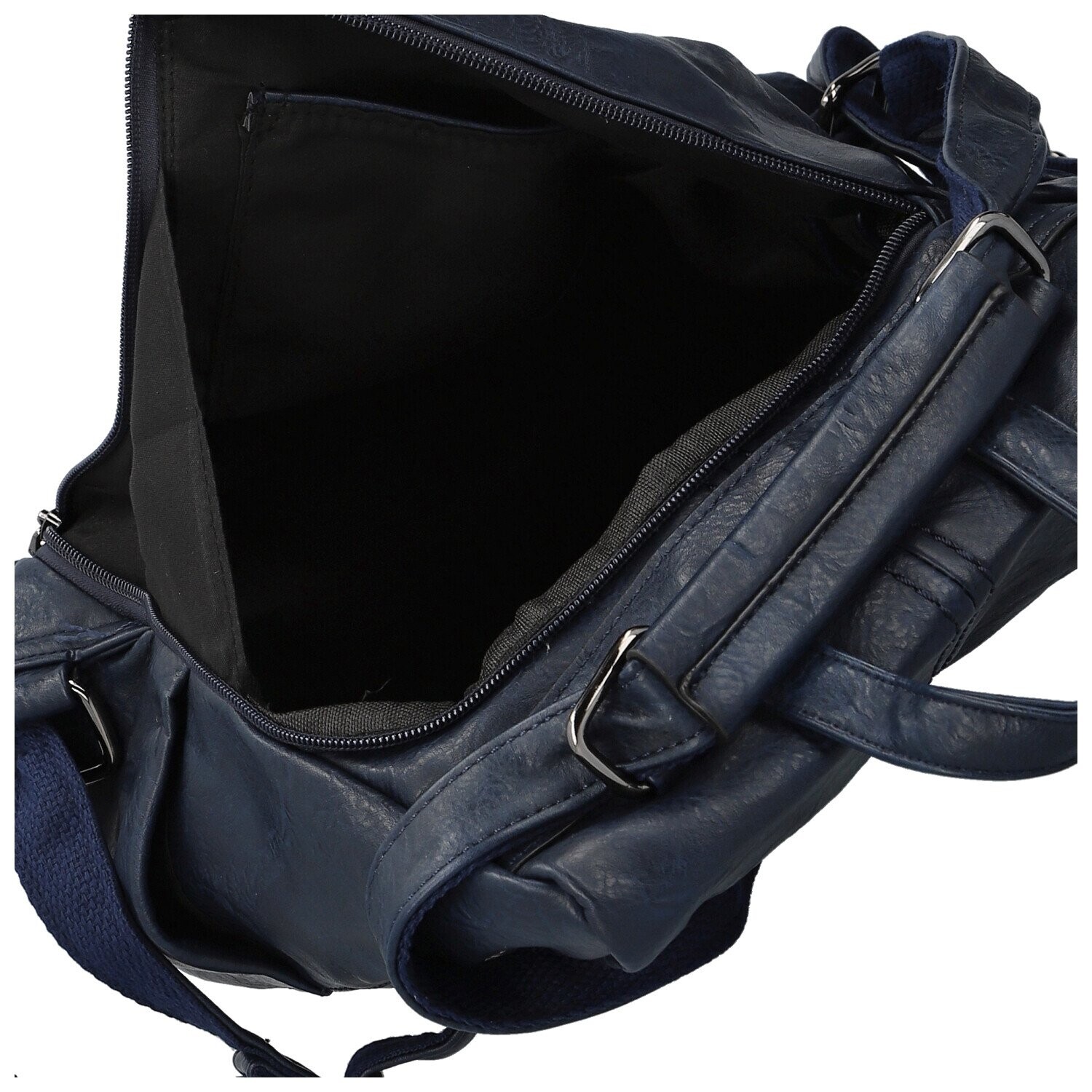 Stylový dámský kabelko-batůžek Hermann, tmavě modrý