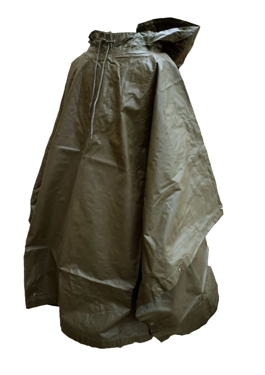 Pončo pláštěnka do deště zelená Francie originál