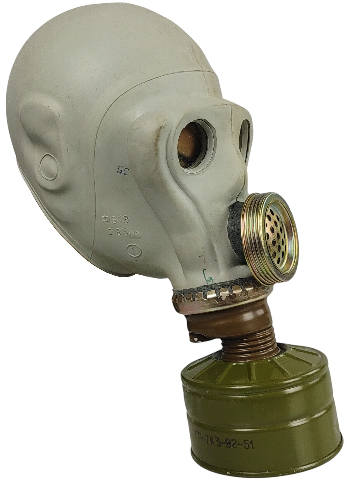 Plynová maska ShMS pro specialisty šedá SSSR Vyberte velikost: 1