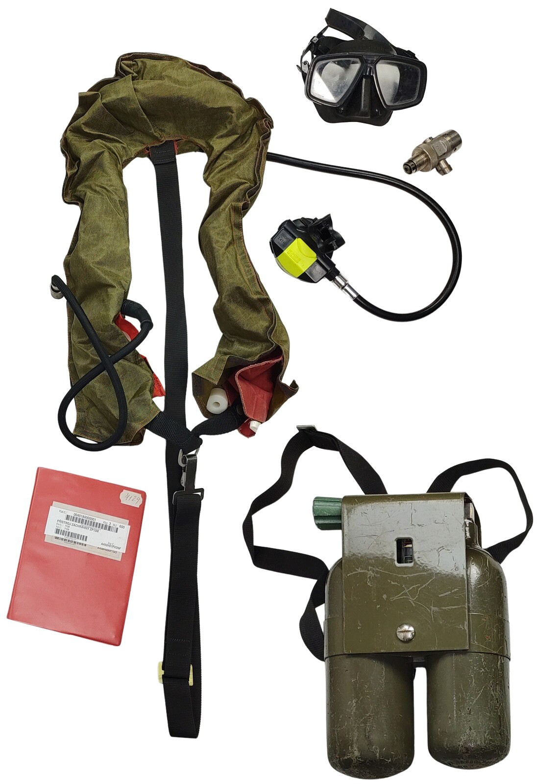 Přístroj dýchací ZP-10 s obalem ČSLA/AČR kompletní