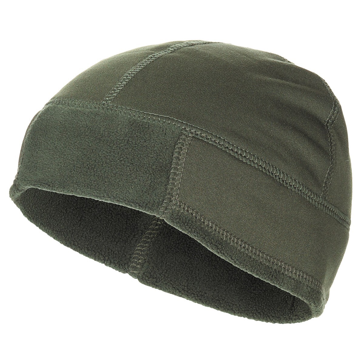 Zimní čepice zelená model BW Hat Fleece OD Green MFH® Adventure 10859B Velikost: 59-62