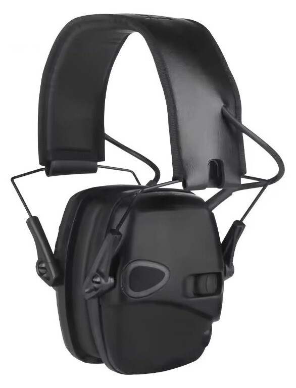 Aktivní elektronické chrániče sluchu černé West Snipe™