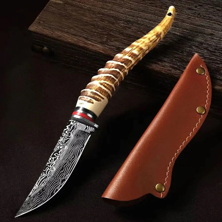 Nůž s pouzdrem Finka z parohu 24 cm Foxter®