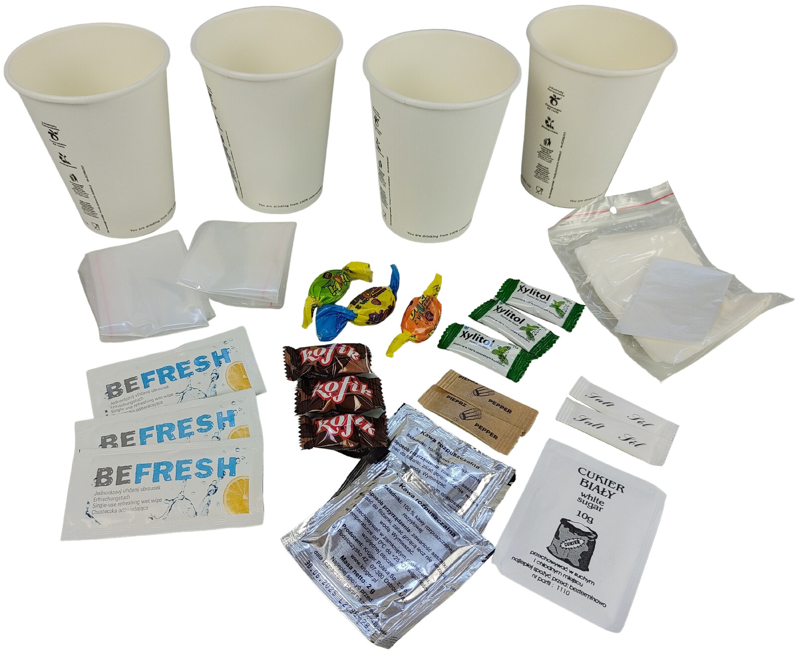 Balíček pro přípravu nápojů v terénu Polsko