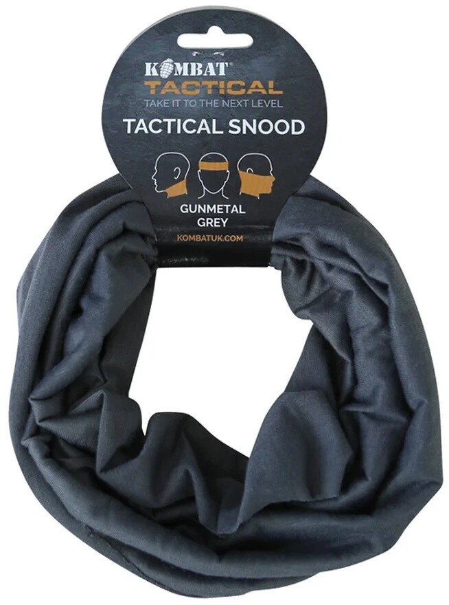 Nákrčník multifunkční šátek šedý Gunmetal Grey Kombat®