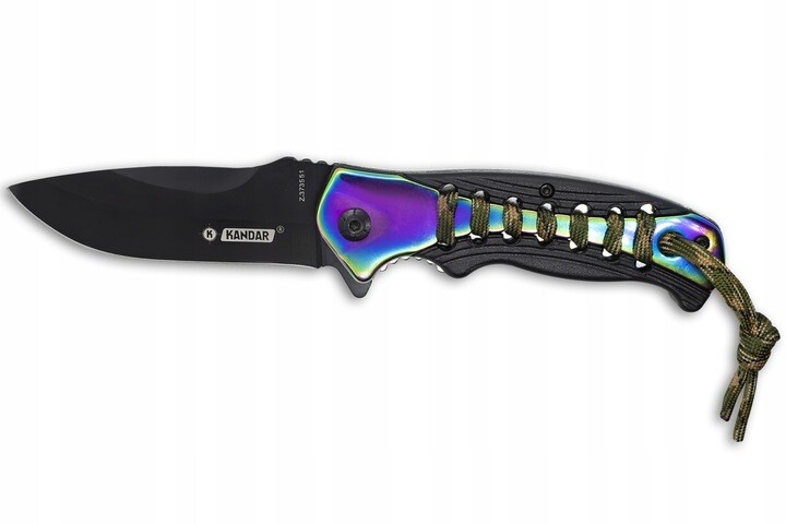 Nůž zavírací poloautomatický Rainbow s pouzdrem KANDAR® N-429