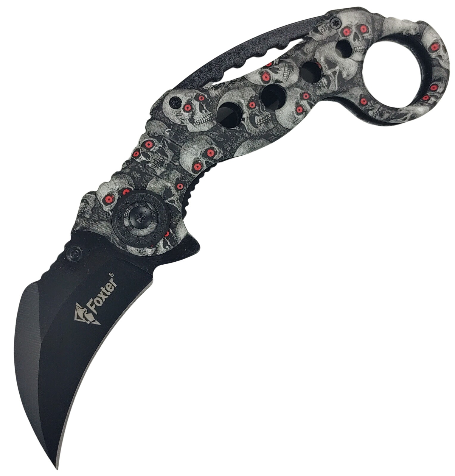 Nůž zavírací Karambit Skull Foxter® 2760