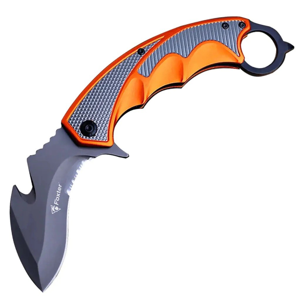 Zavírací nůž Karambit multifunkční Foxter® 2765