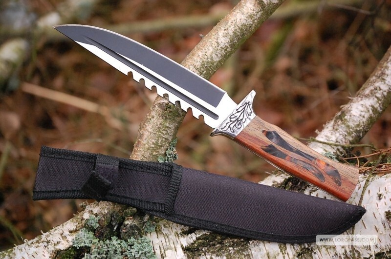 Nůž lovecký Bowie s pouzdrem Kandar® N-214