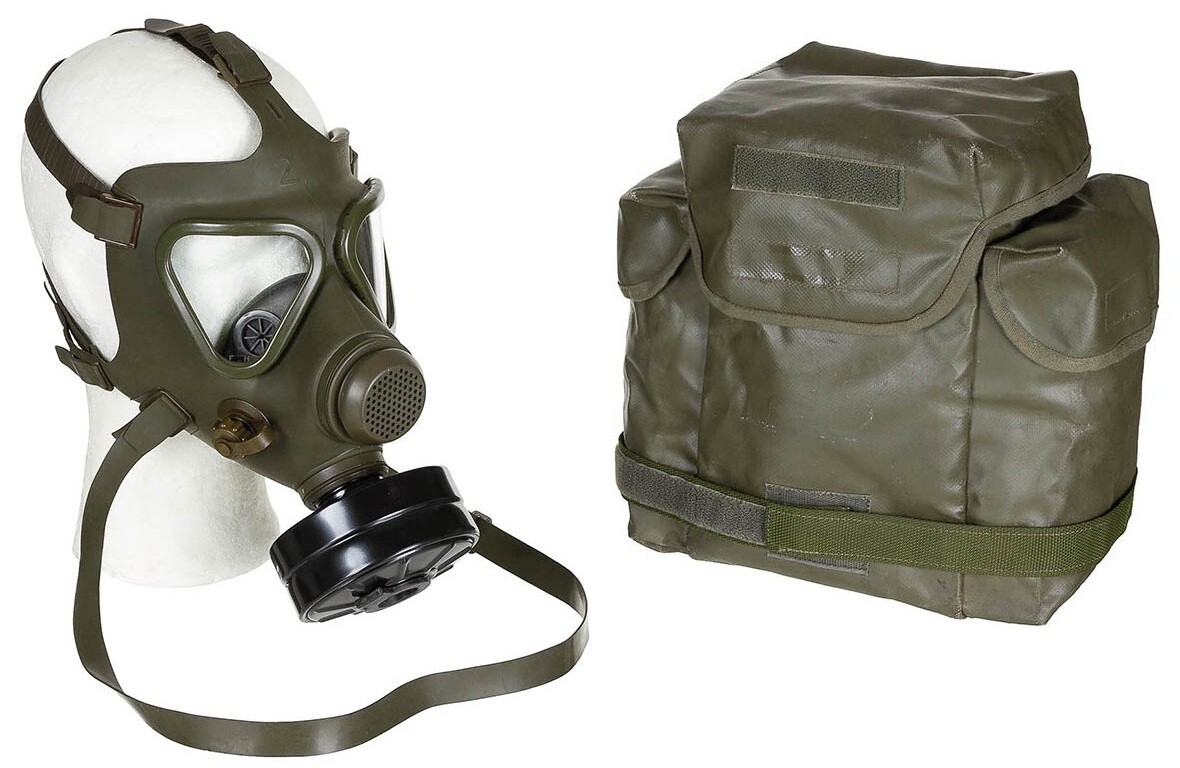 Plynová maska Draeger M65A2/BC65 Rakousko Velikost: 1