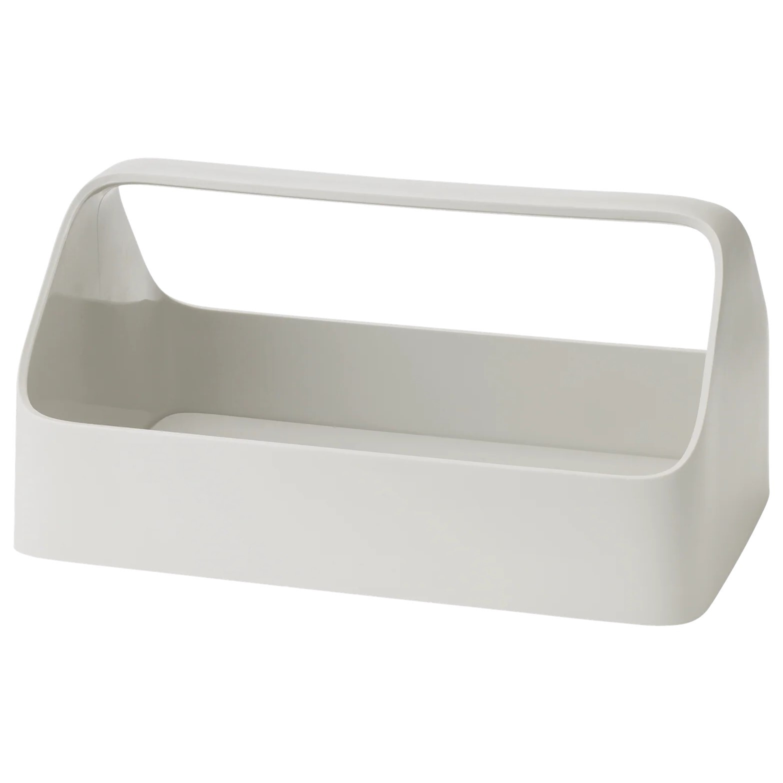 Úložný box HANDY-BOX 28 x 14 cm, světle šedá, plast, RIG-TIG