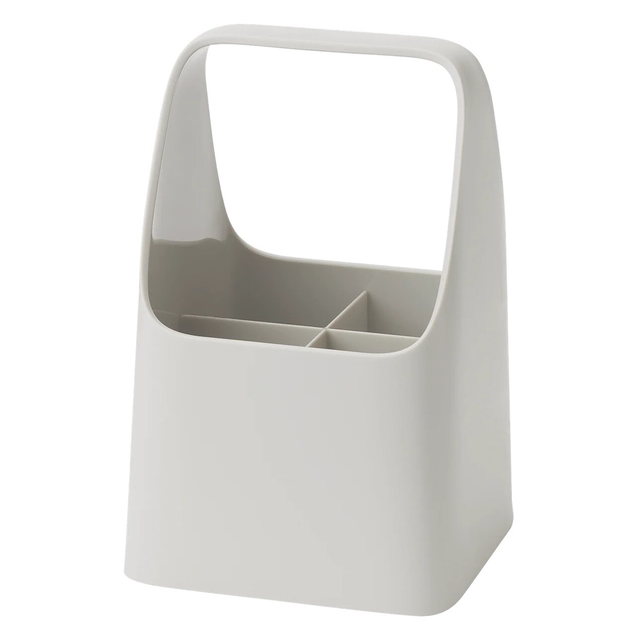 Úložný box HANDY-BOX 12 x 19 cm, světle šedá, plast, RIG-TIG