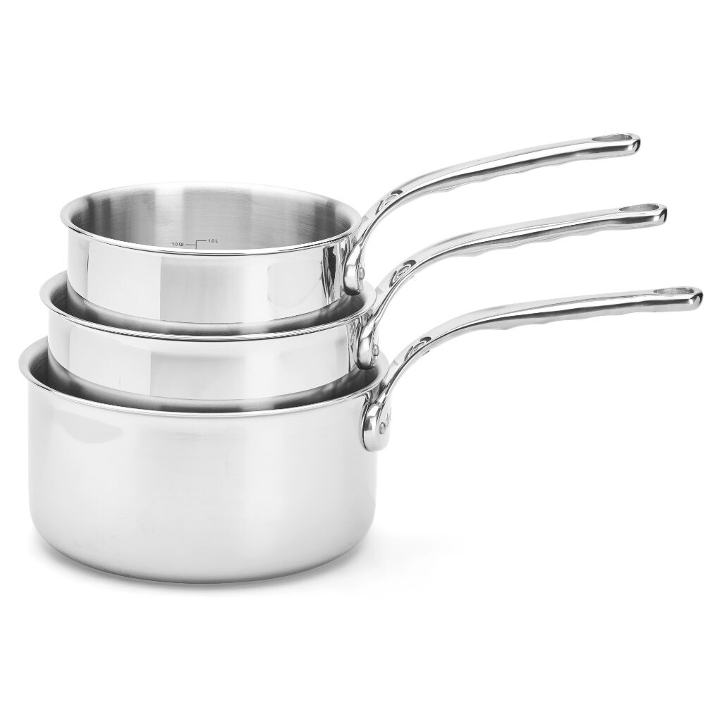 Rendlík AFFINITY, sada 3 ks, stříbrná, nerezová ocel, de Buyer