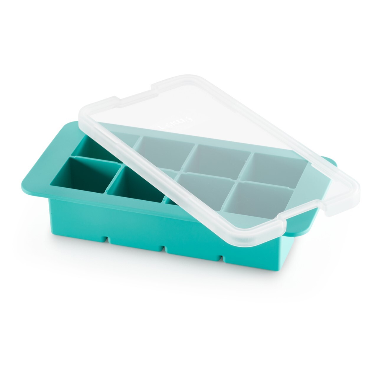 Forma na ledové kostky 23 cm, tyrkysová, silikon, Lékué