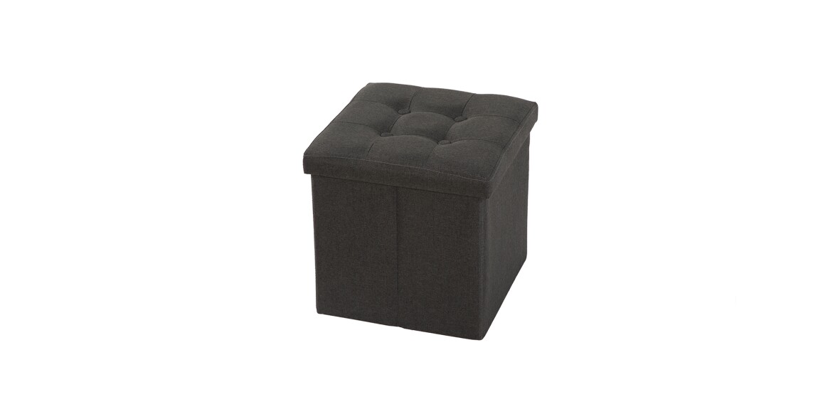 Taburet ORBO, šedá látka