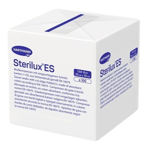 Hartmann Sterilux ES Gáza nesterilní 10x10cm 100ks