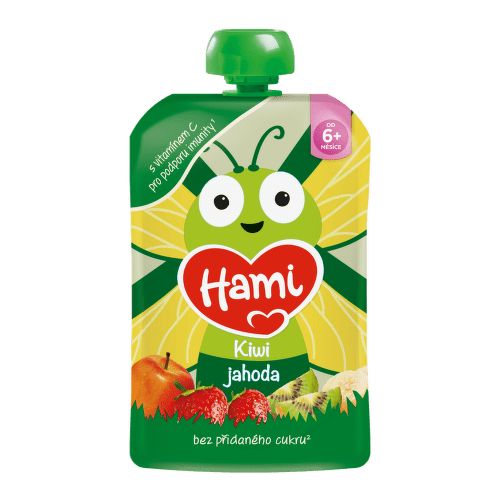 Hami Kiwi jahoda kapsička 100g 6m+
