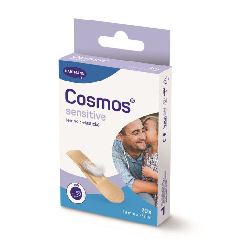 Cosmos sensitive jemná náplast 19x72mm 20ks - II. jakost
