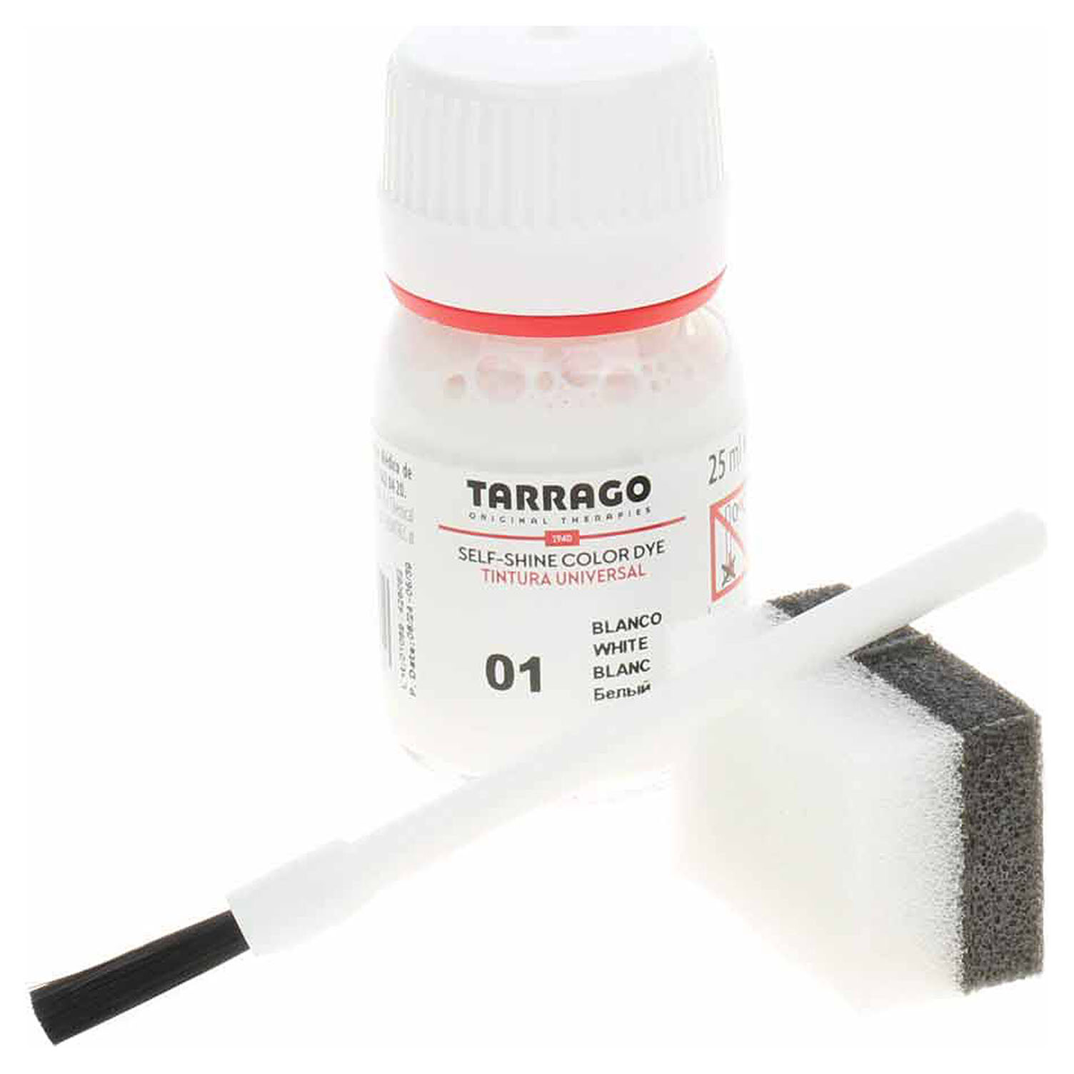 Ecco TARRAGO barva na kůži Color dye - bílá - 25 ml 12601657