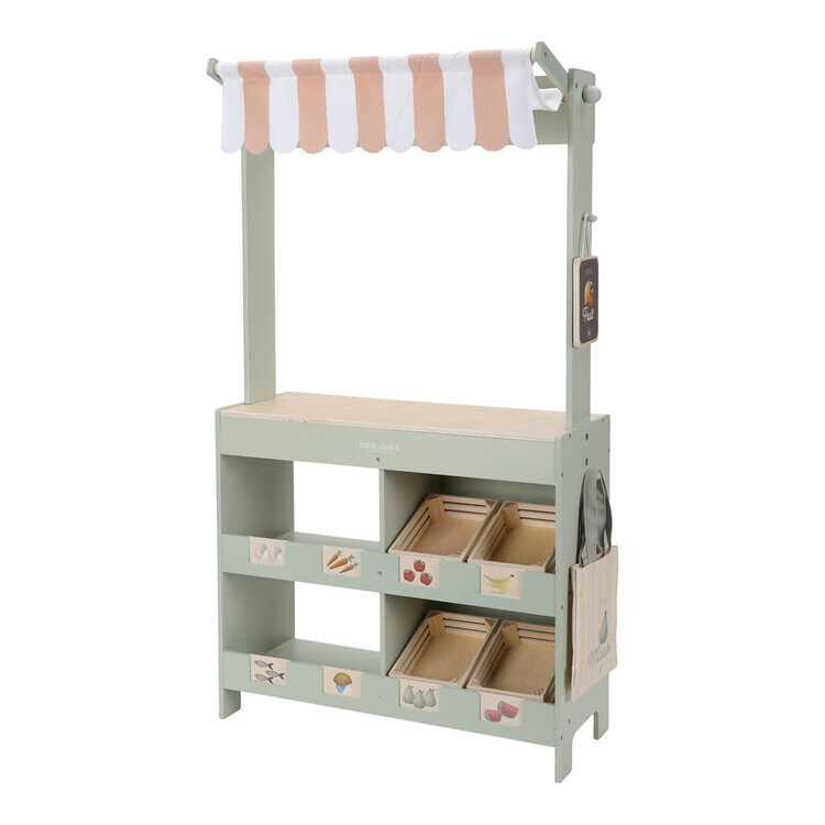LITTLE DUTCH Stánek prodejní s doplňky dřevěný