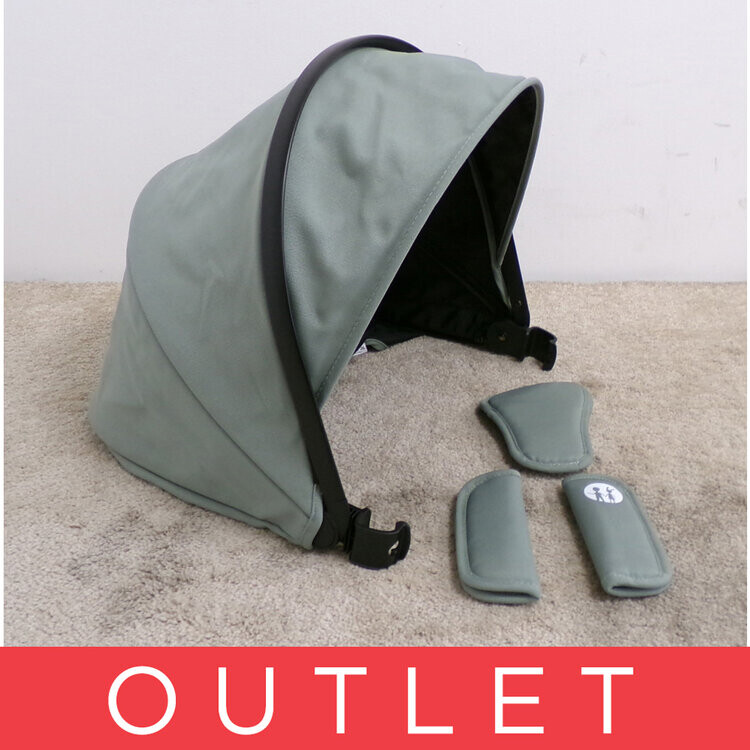 PETITE&MARS Stříška na kočárek Street+ Iron Green