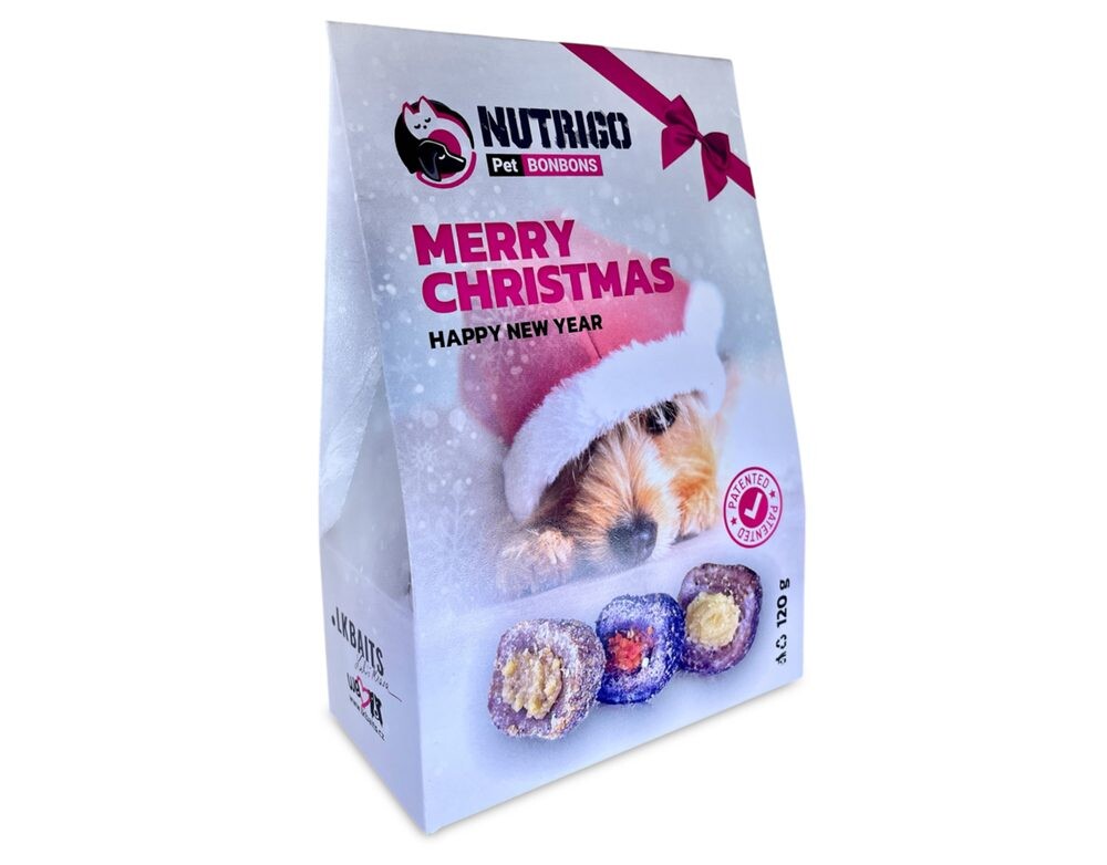 LK Baits Pet Pamlsky Nutrigo Bonbons Bag Mini Štavnaté pamlsky Vánoce