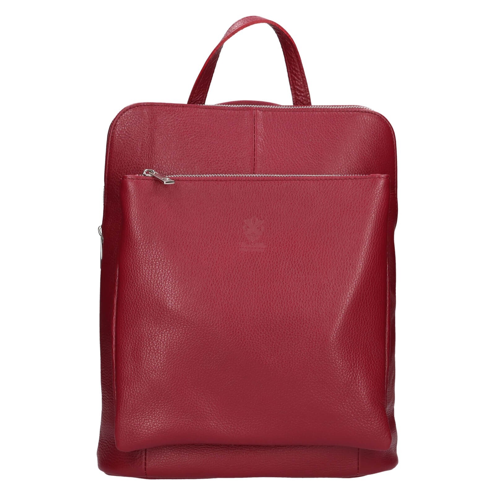 Dámská kožená batůžko-kabelka Italia Ella - vínová