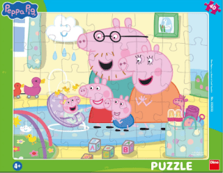 Puzzle Pappa Pig: Sourozenci 40 dílků deskové