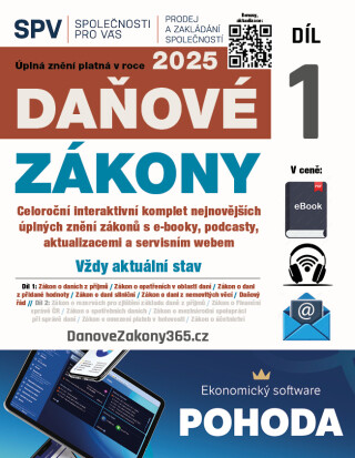 Daňové zákony 2025 XXL ProFi (Díl 1., právní stav 15. 11. 2025) - kolektiv autorů - e-kniha