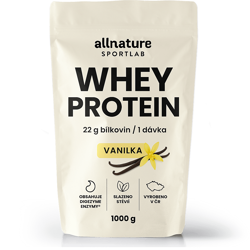 ALLNATURE Sportlab whey protein vanilka 1000 g