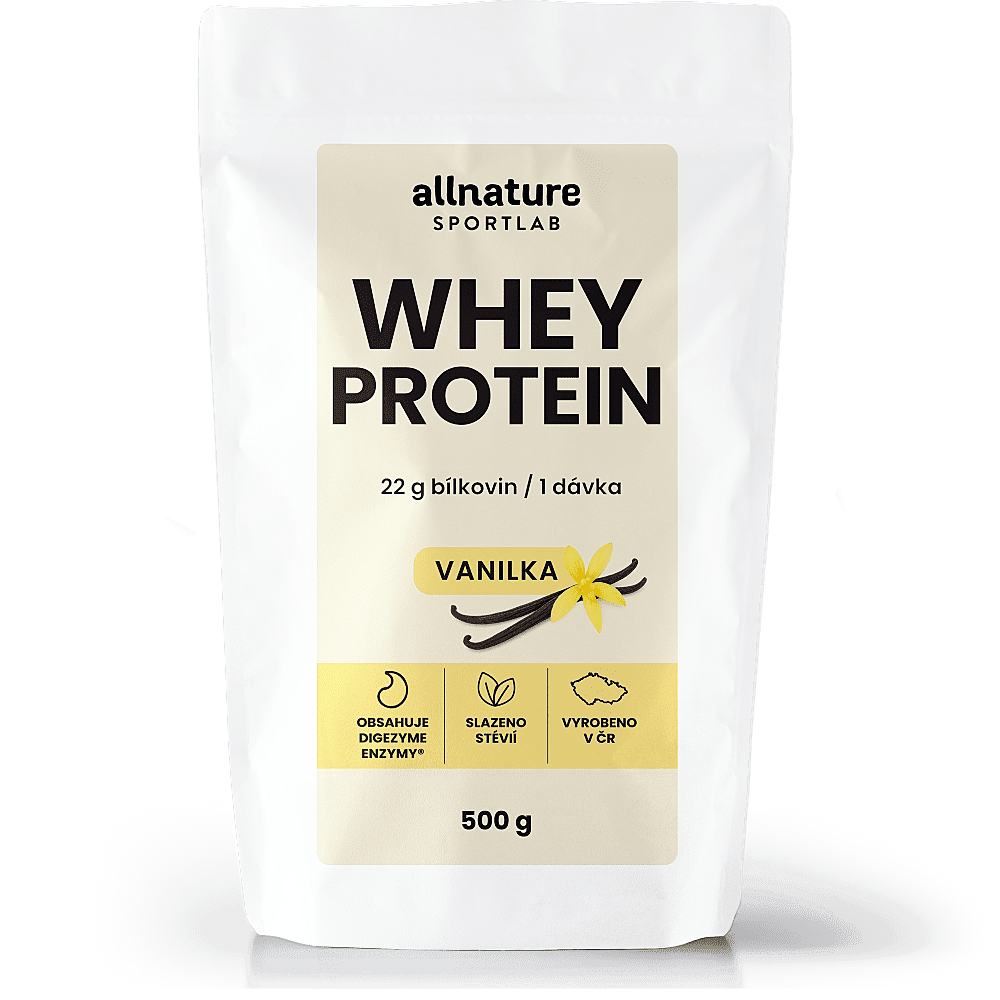 ALLNATURE Sportlab whey protein vanilka 500 g