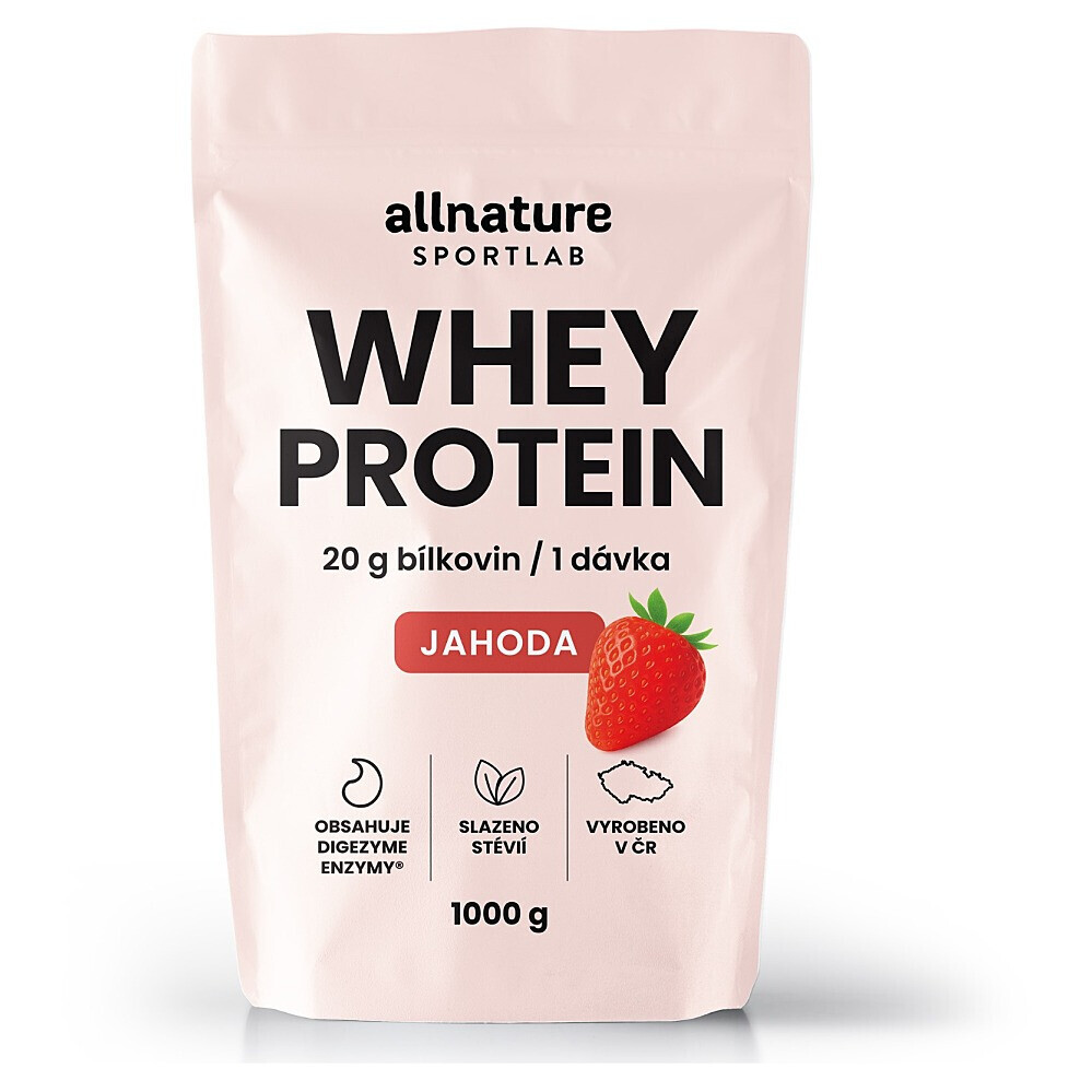 ALLNATURE Sportlab whey protein jahoda 1000 g