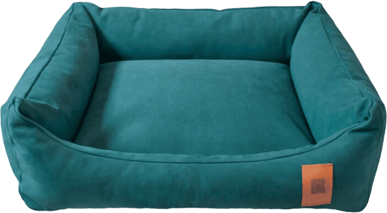 Kožený pelech RedAnt Deluxe M modrý