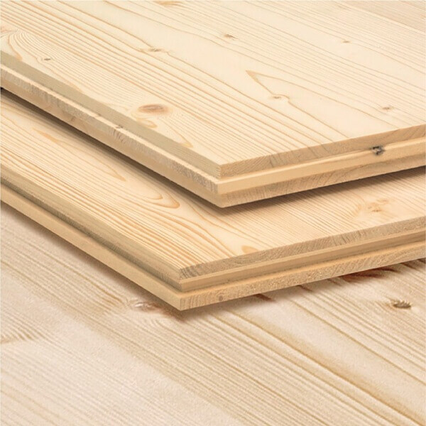 Smrkové obklady Matili Plano 4PD Superior 2475x1000, 10 % (±3 %) - SWP/2 (interér/exteriér) - Biodeska, Nordpan, Obklady