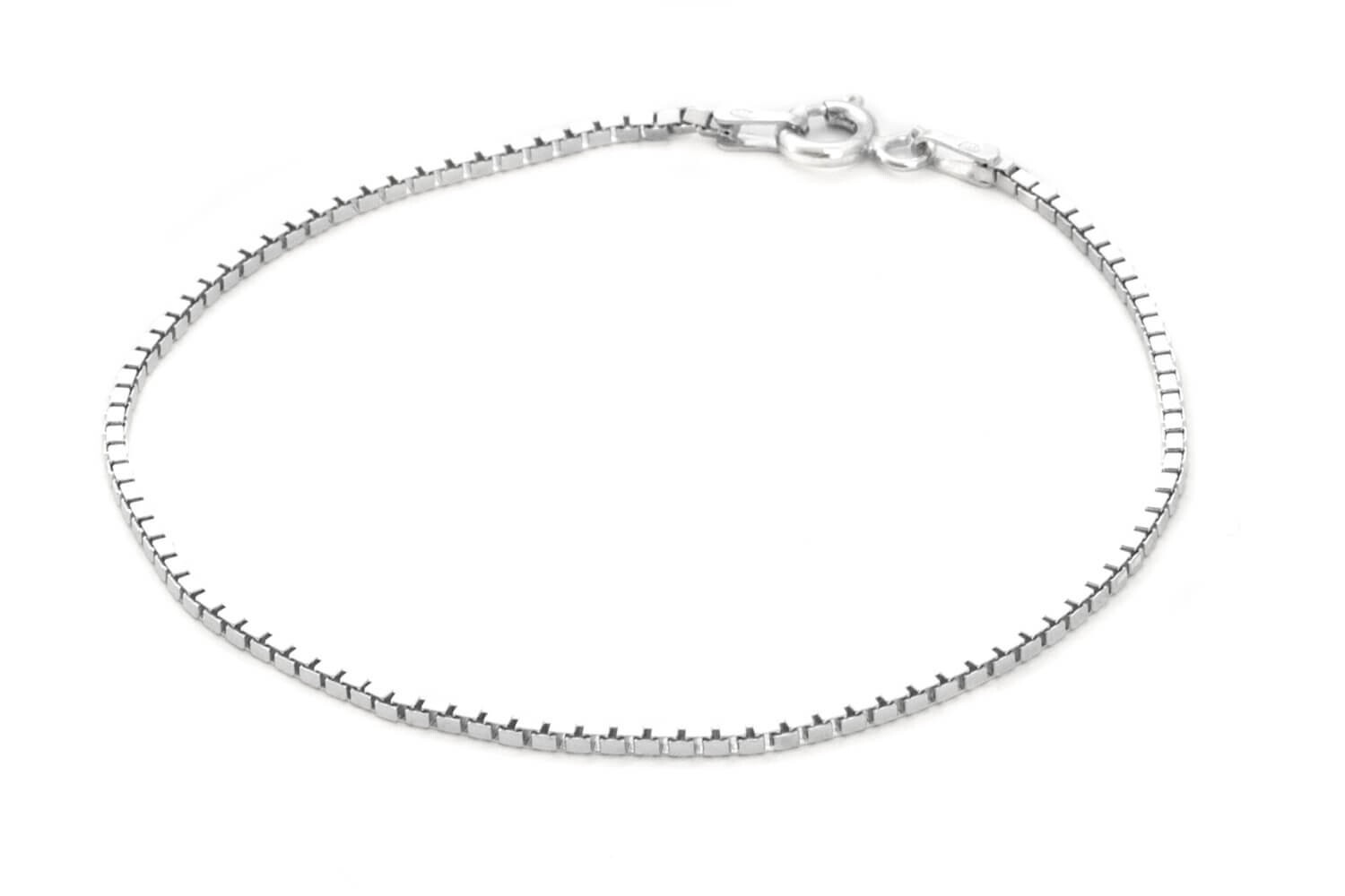 Stylový stříbrný náramek Kostka/Venezia AGB196 Beneto Exclusive / Délka: 20 cm